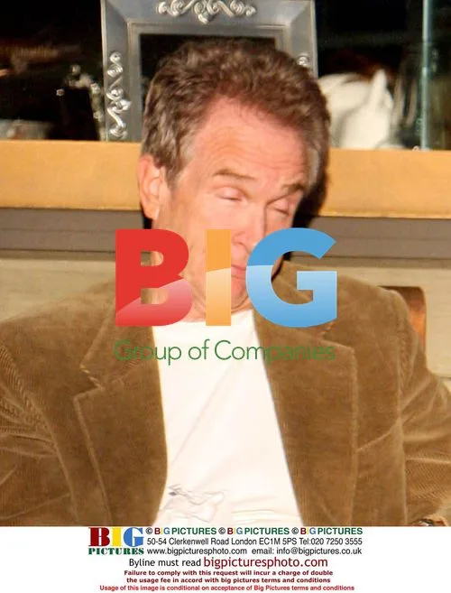Warren Beatty on Park Bench