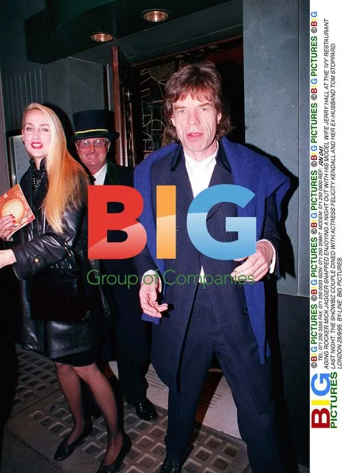 Mick Jagger and Jerry Hall Dine at The Ivy