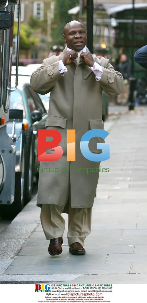 Chris Eubank finds truck clamped