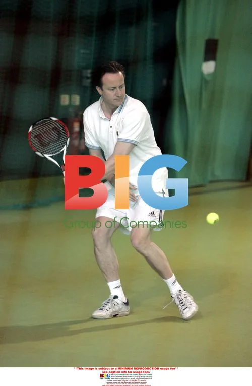 David Cameron challenged Andrew Castle to tennis match