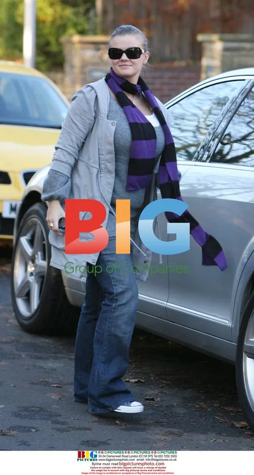 Pregnant Kerry Katona and Husband Mark Croft