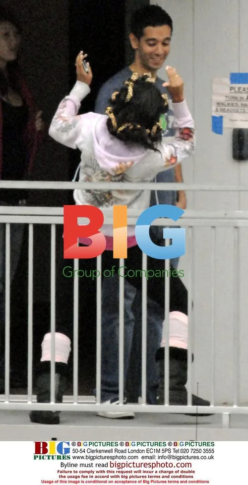 Melanie Brown Leaving Trailer on CBS Lot