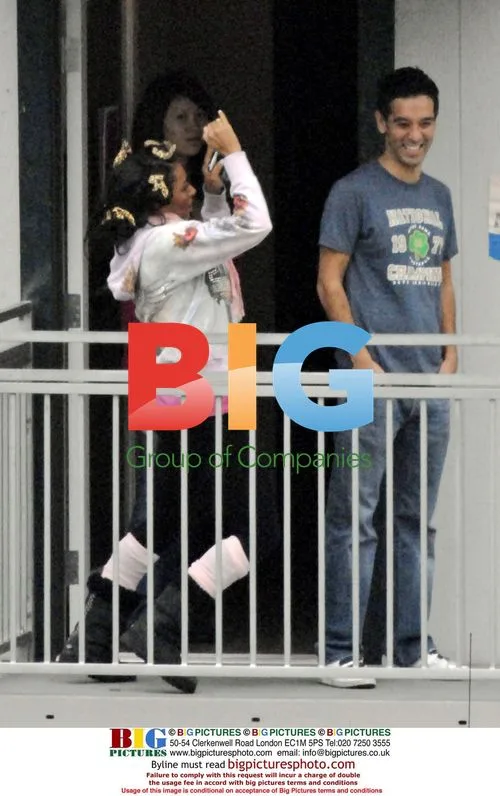 Mel B Leaves Trailer on CBS Lot