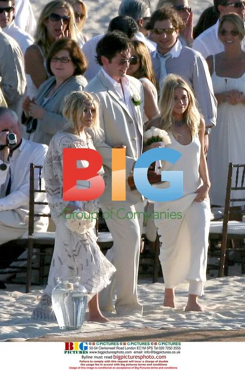 Ashley and Mary-Kate Olsen at Friend's Wedding