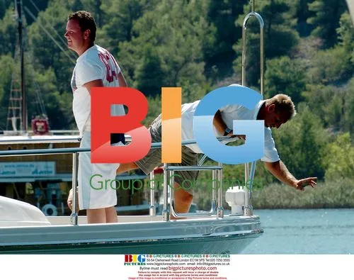 Thomas Muster Relaxes on Yacht in Croatia
