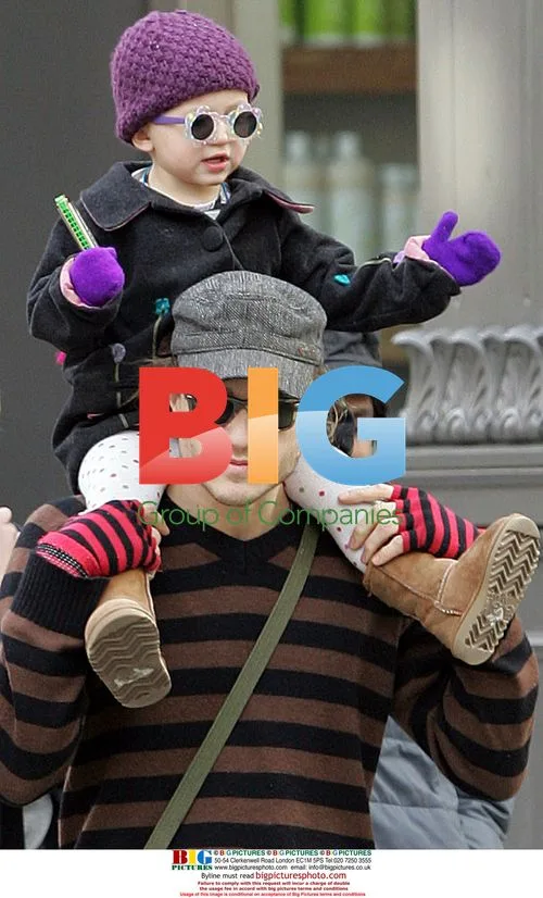 Heath Ledger with daughter Matilda Rose