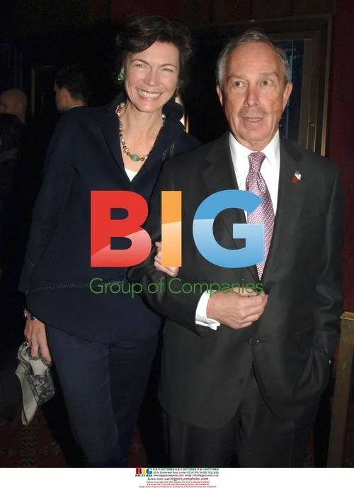 Michael Bloomberg and Diana Taylor at \"Enchanted\" Premiere