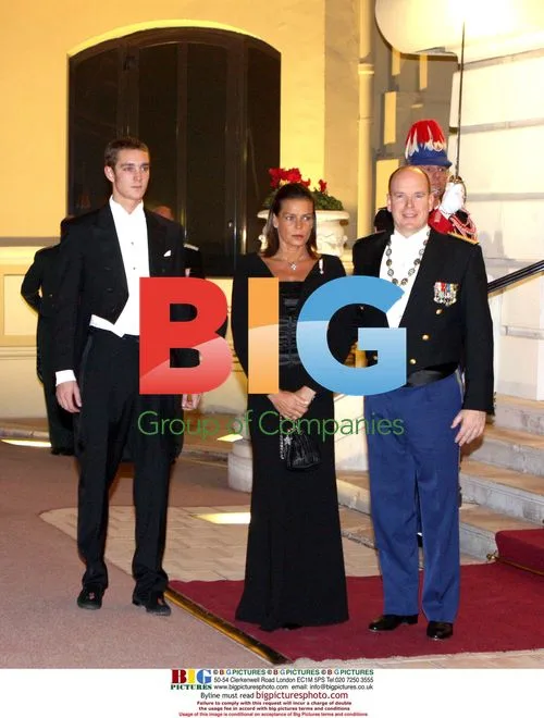 Prince Albert, Princess Stephanie, and Pierre Casiraghi at Monaco National Day