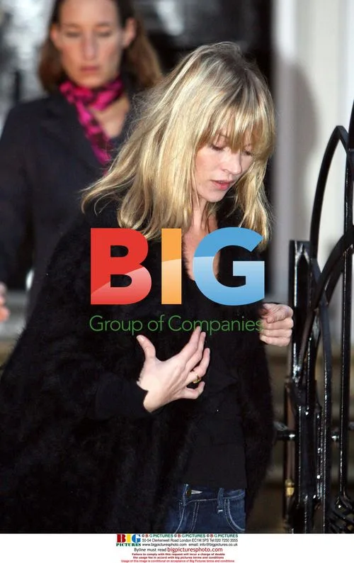 Kate Moss Leaving Davinia Taylor's House
