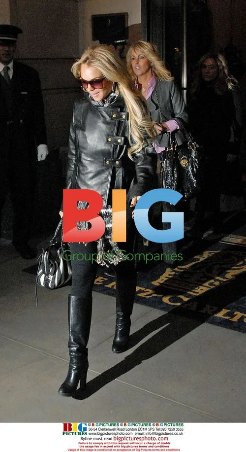 Lindsay Lohan and Family in NYC
