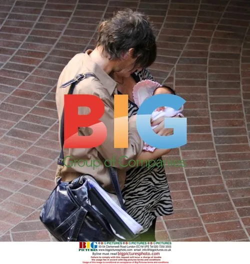 Milla Jovovich and Paul Anderson Take New Baby Ever to Doctor