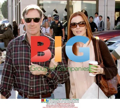 Marcia Cross and Husband Shopping