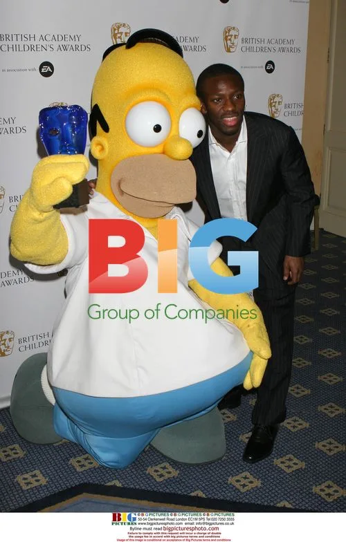 Homer Simpson and Sean Wright-Philips at BAFTA Children's Awards 2007