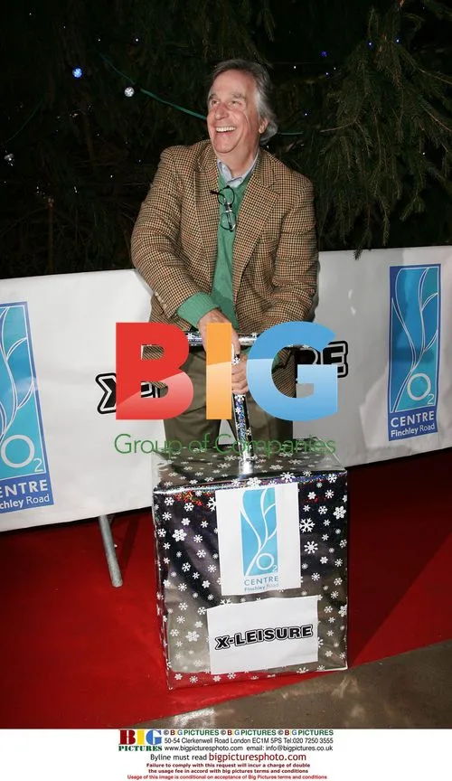 Henry Winkler Switches on Christmas Lights in London