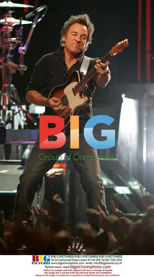 Bruce Springsteen Performing in Madrid