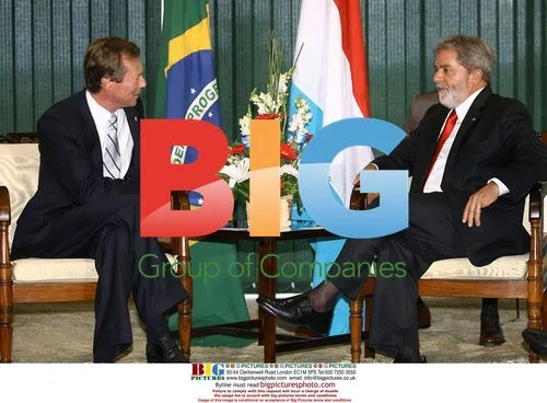 Great Dukes of Luxembourg Visit Brazil with President