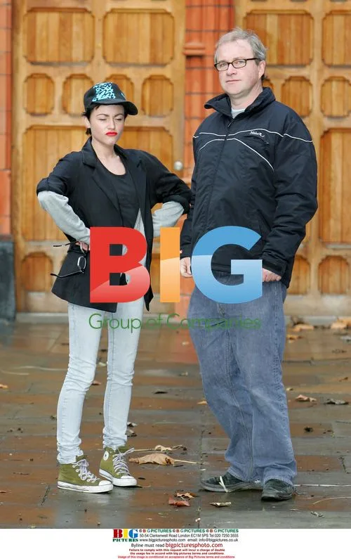Jaime Winstone and Harry Enfield at Photocall