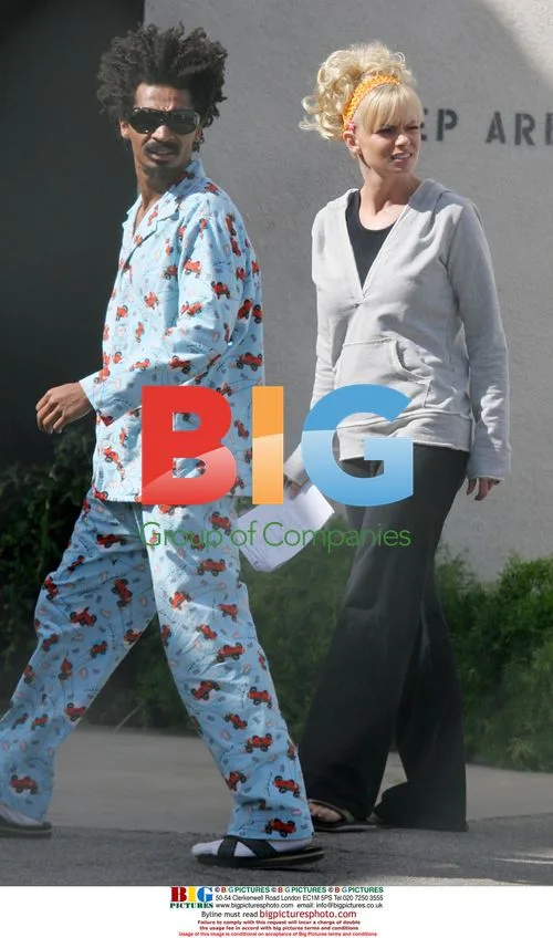 Jaime Pressly, Eddie Steeples on 'My Name is Earl' set