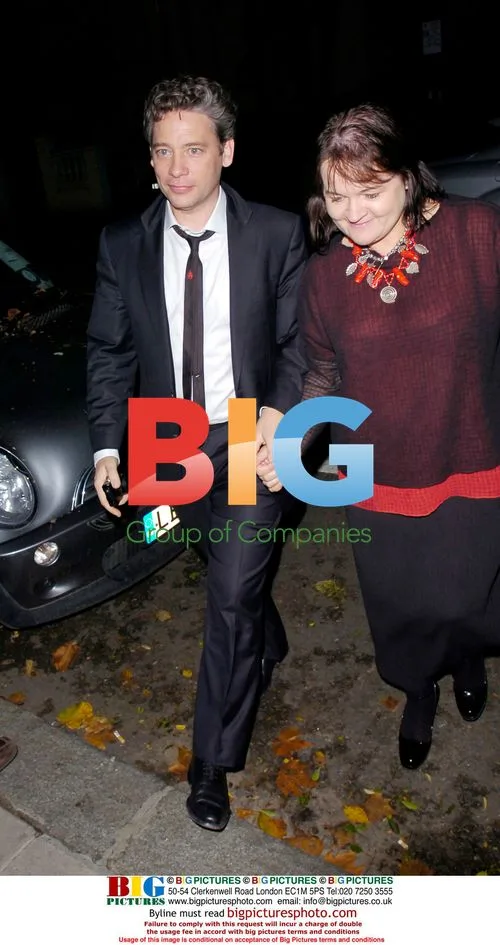 Dexter Fletcher and partner at 'Stardust' after party