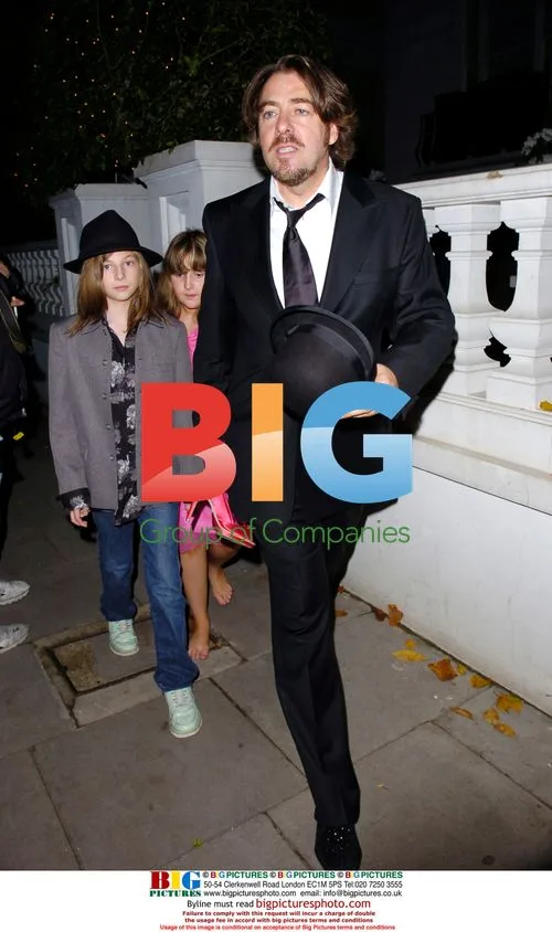 Jonathan Ross and daughters at Stardust after party