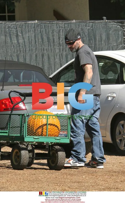 Fred Durst at Mr. Bones Pumpkin Patch