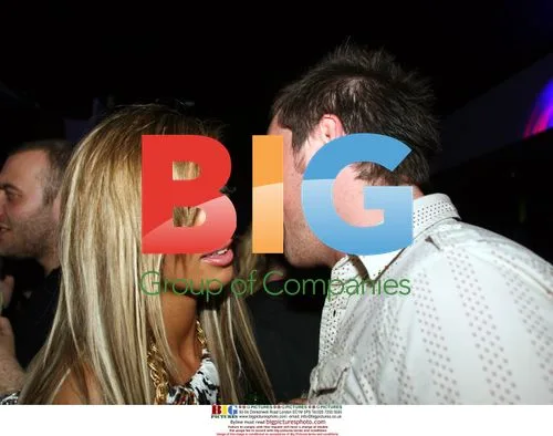 Celebrities at Faces Nightclub, London