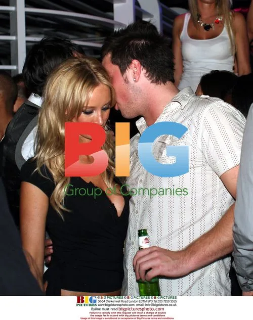 Celebrities at Faces Nightclub, London