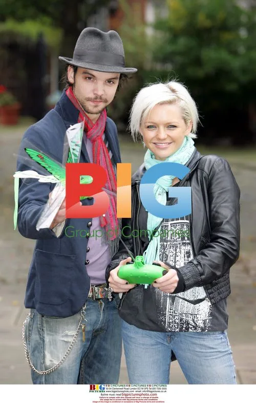 Hannah Spearritt & Andrew Lee Potts at Toy Fair