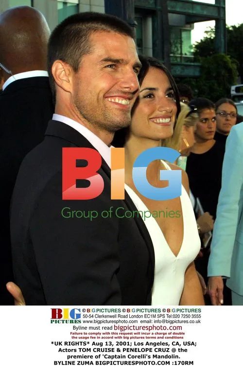 Penelope Cruz & Tom Cruise at 'Captain Corelli's Mandolin' Premiere