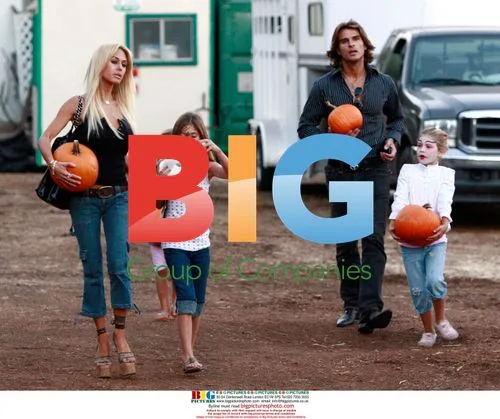 Shauna Sand and family at pumpkin patch