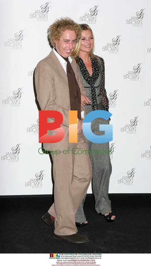 Kate Moss and James Brown at haircare line launch