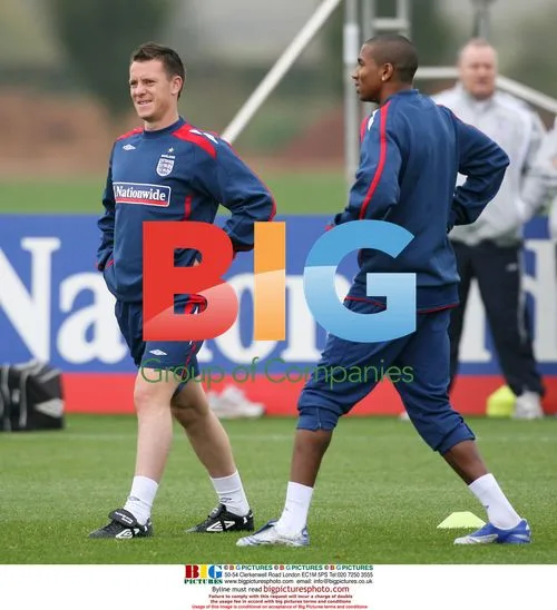 England footballers training