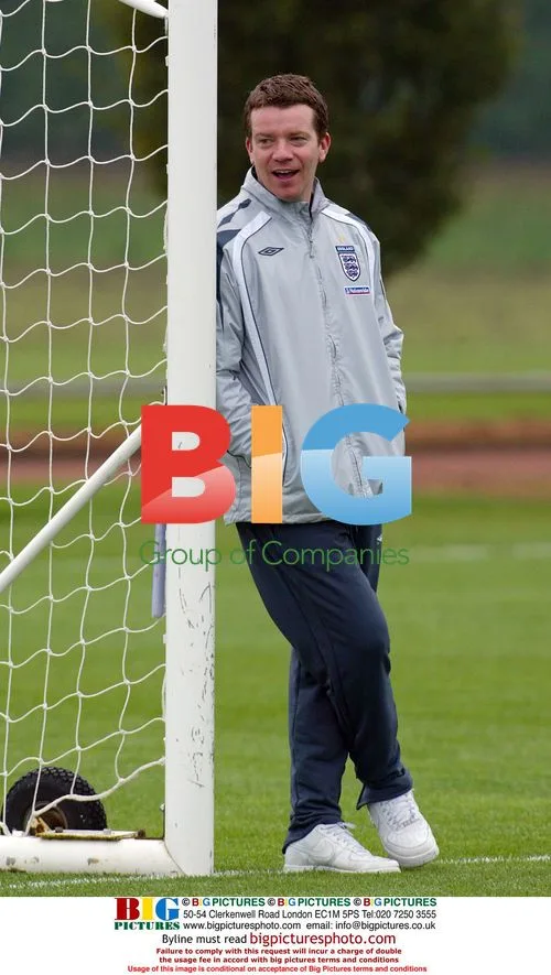 Actor Max Beesley at England Training