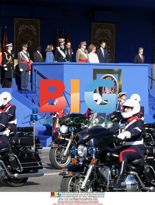 Spanish Royals at Military Parade