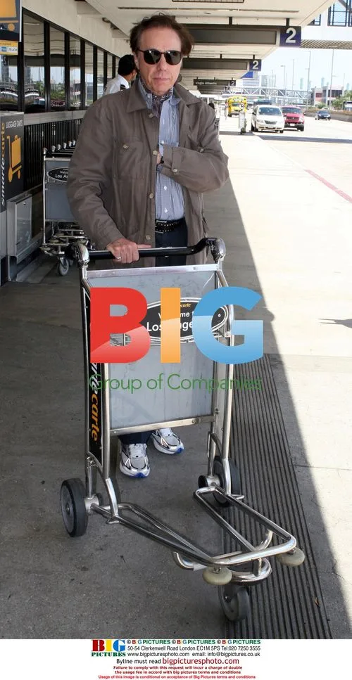 Peter Bogdanovich at LAX for Toronto Film Festival