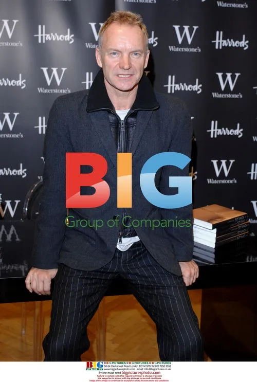 Sting Attends Book Signing in London