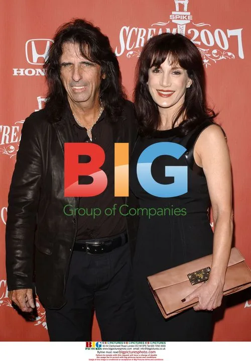 Alice Cooper and Wife at Spike TV's "Scream 2007"