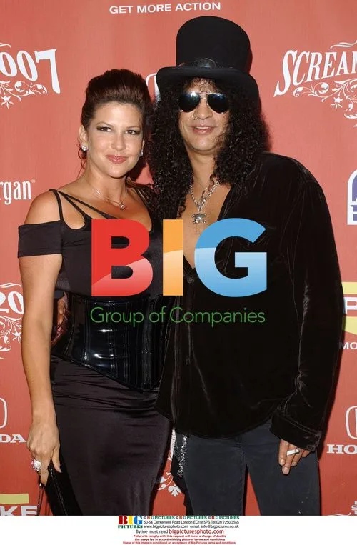 Slash and Perla Ferrar at Scream 2007