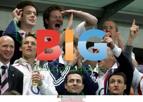 Princes William and Harry at Rugby World Cup 2007