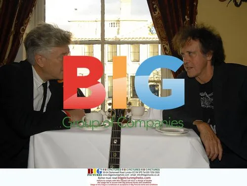 David Lynch and Donovan at Dublin Book Photocall