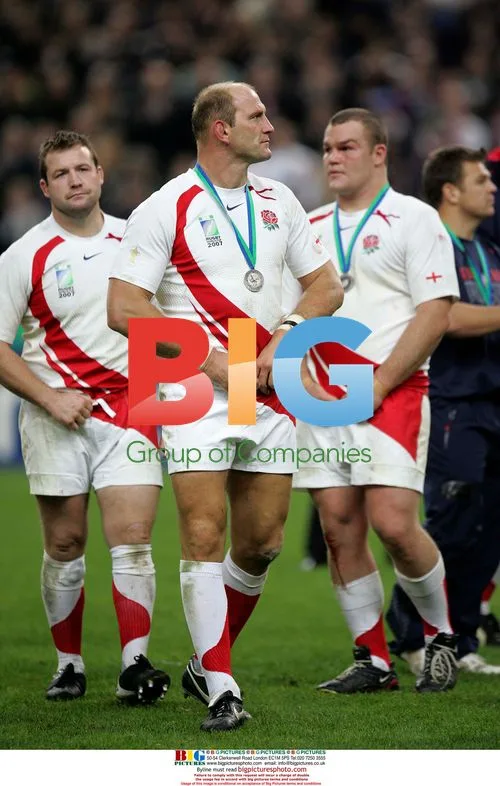 Regan, Dallaglio and Stevens after RWC 2007 final