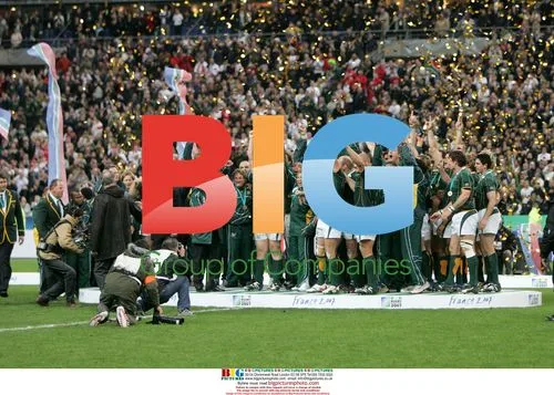 South Africa rugby team celebrates World Cup win