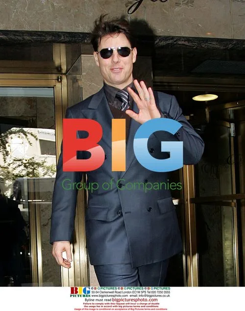 Tom Cruise Leaves Hotel for Press Junket