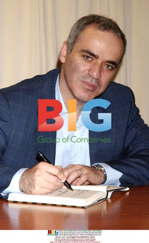 Garry Kasparov signs new book