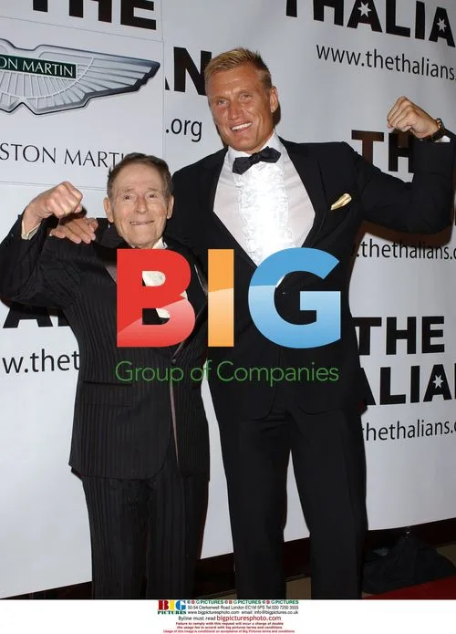 Dolph Lundgren and Jack LaLanne at Thalians Gala