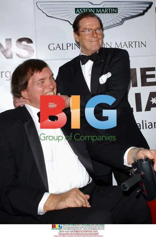 Sir Roger Moore and Richard Kiel at Thalians Gala