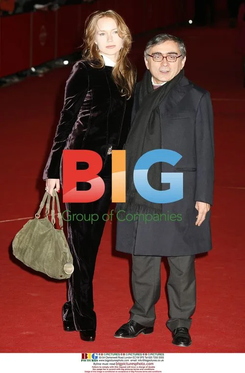 Elena Bouryka and Giancarlo Leone arrive at Rome Film Festival