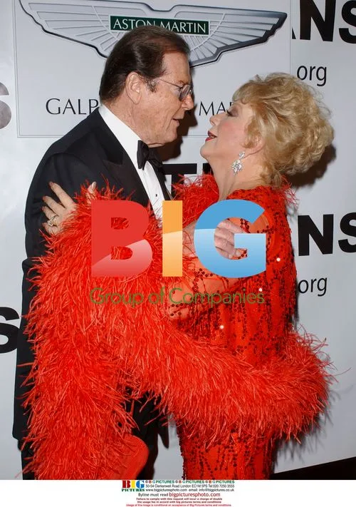 Roger Moore and Ruta Lee at Thalians Gala