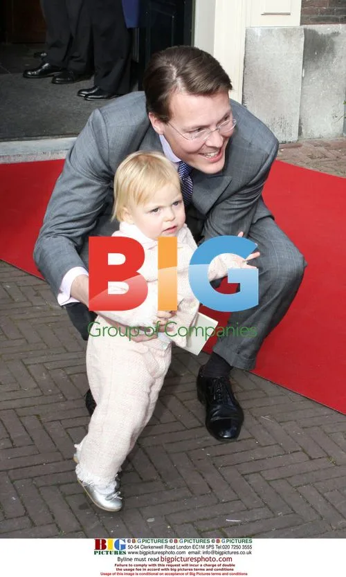 Prince Constantijn at Princess Ariane's Baptism