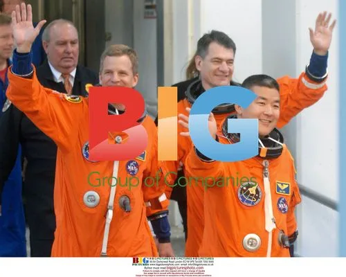 Astronauts Boarding Space Shuttle Discovery